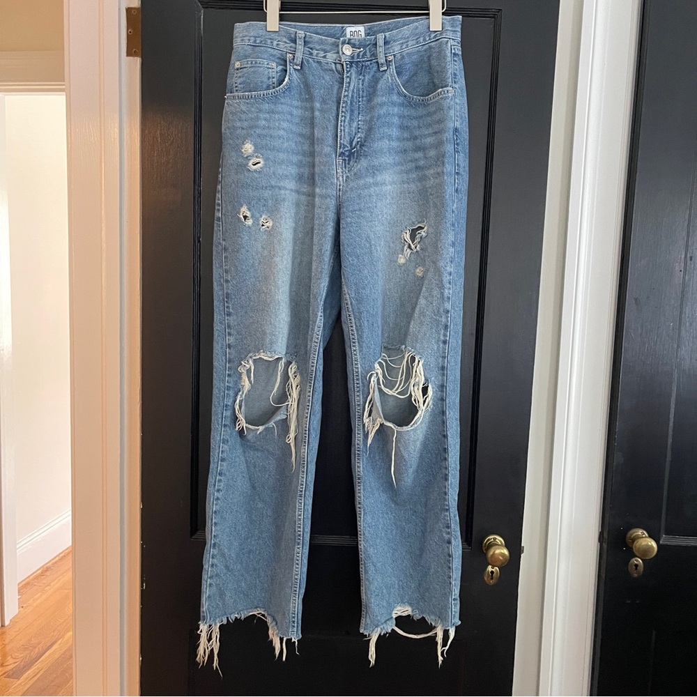 Urban Outfitters BDG High Rise Baggy Distressed Jeans